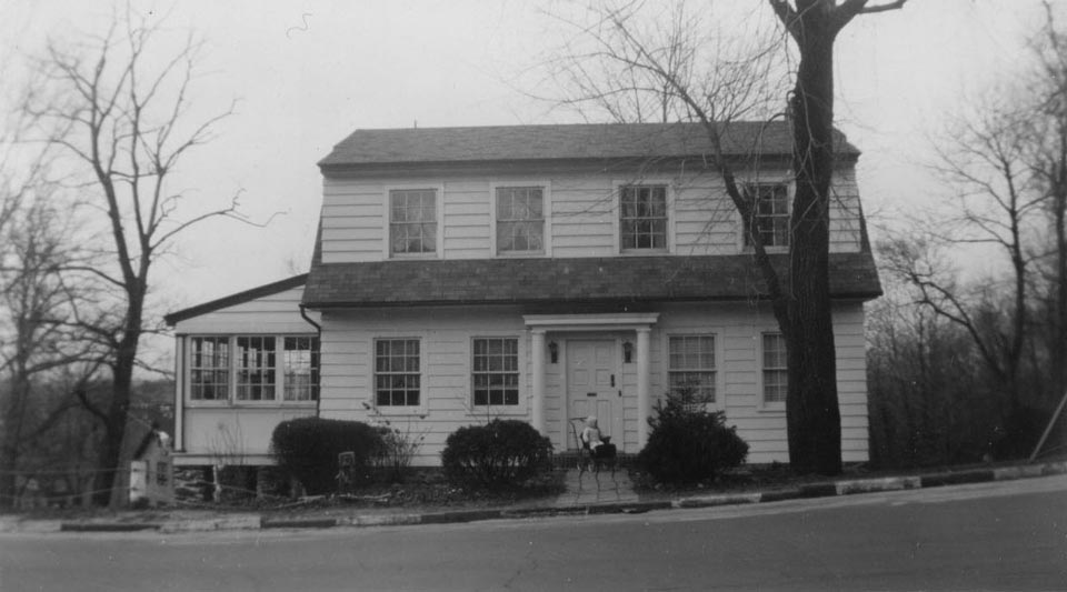 The funeral home in an early photograph